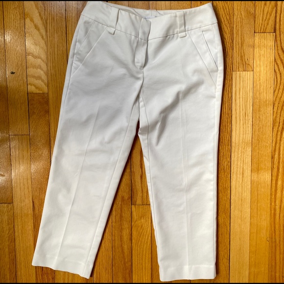 Women Pants Ankle Low Rise 0 XS White NY&C - Picture 2 of 7